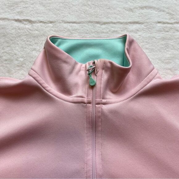Vineyard Vines Pink 1/4 Zip Pullover Top Size Small - Picture 5 of 12